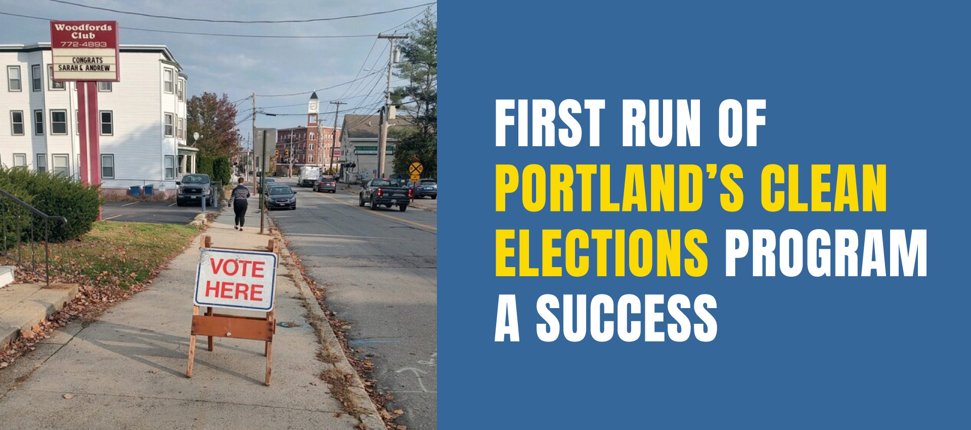 First Run of Portland’s Clean Elections Program a Success. Click here to learn more!